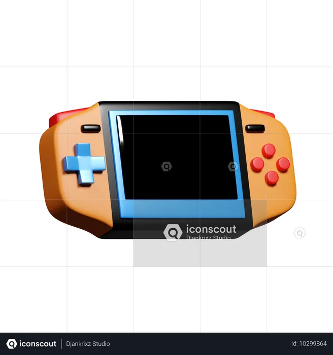 Portable Gaming Console  3D Icon