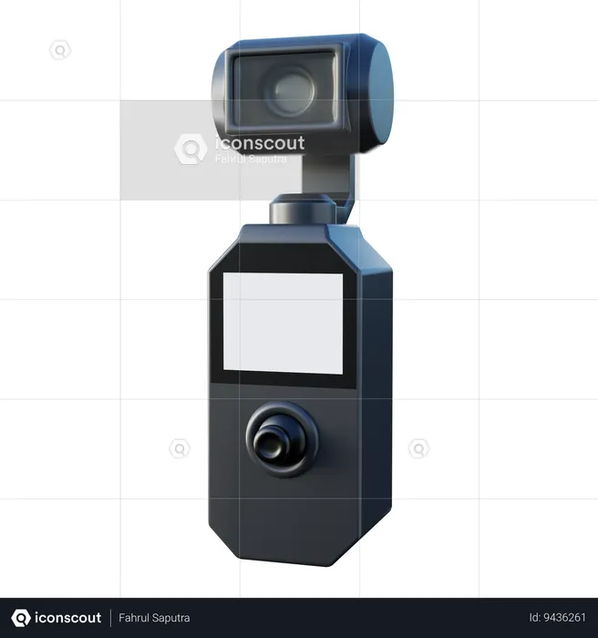 Portable Pocket Camera  3D Icon