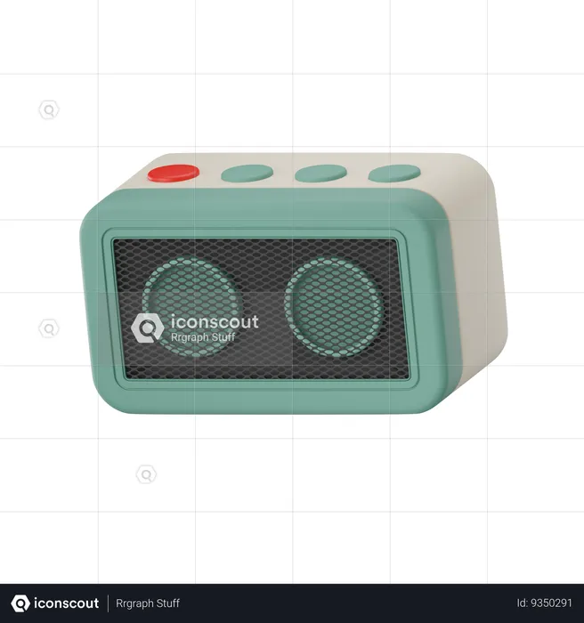 Portable Speaker  3D Icon