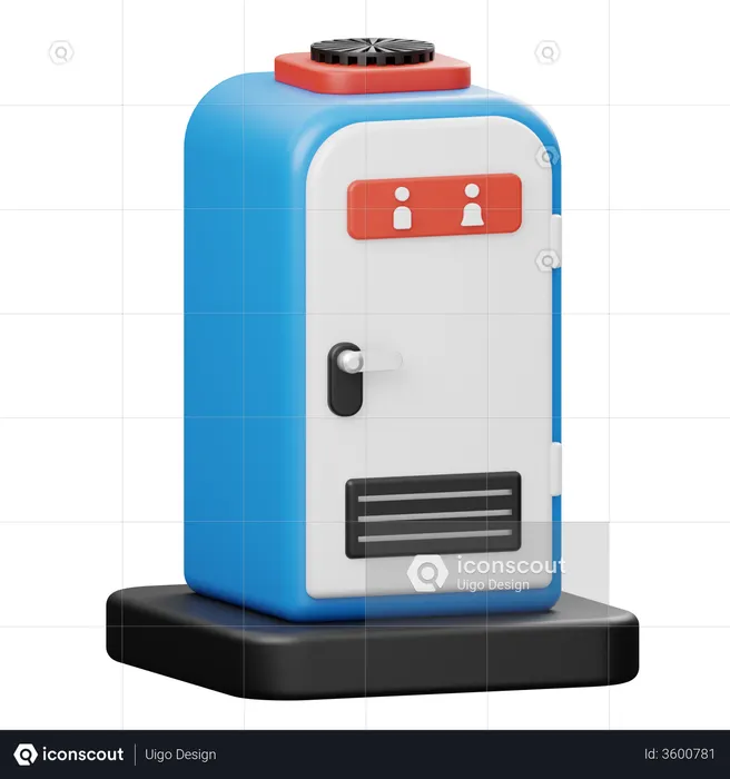 Portable Toilet  3D Icon