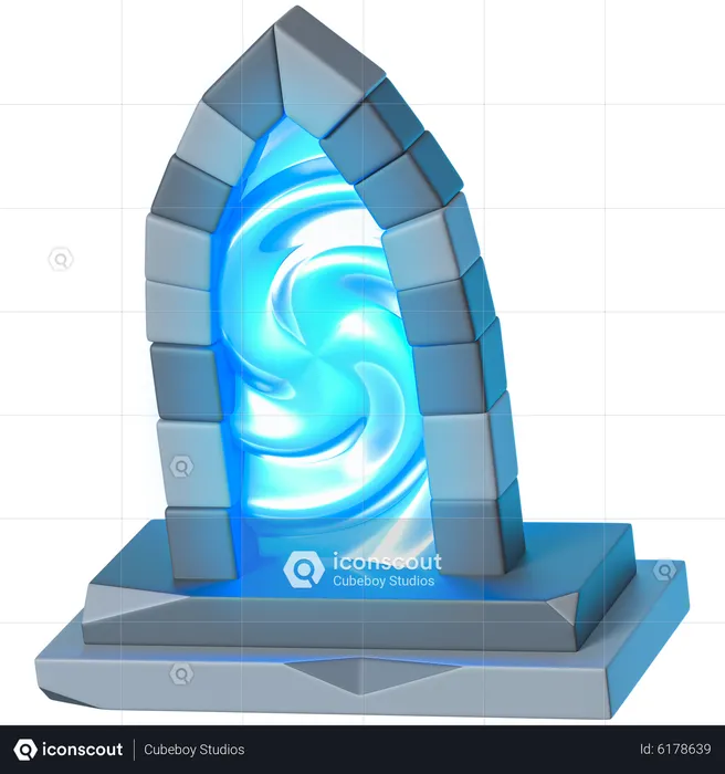 Portal  3D Icon