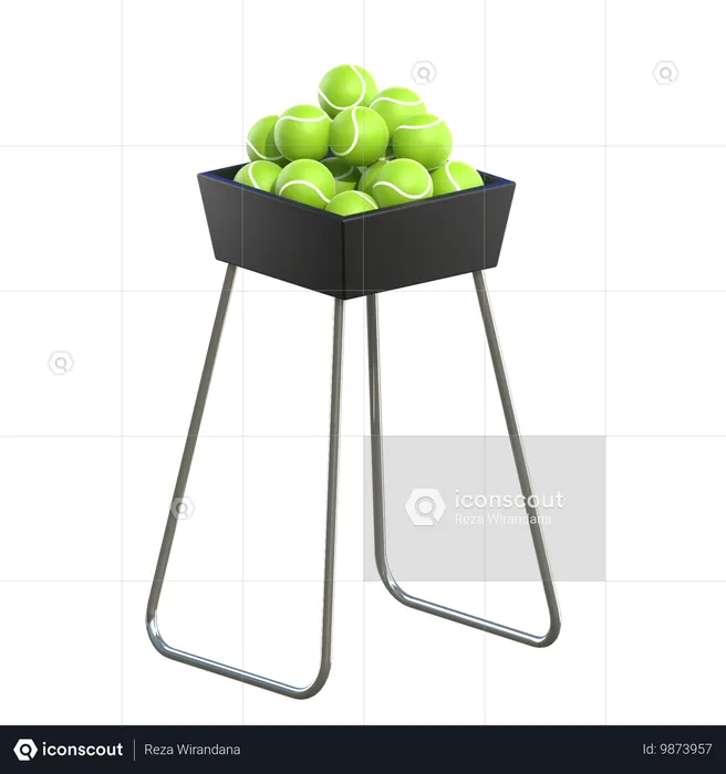 Porte-balle de tennis  3D Icon