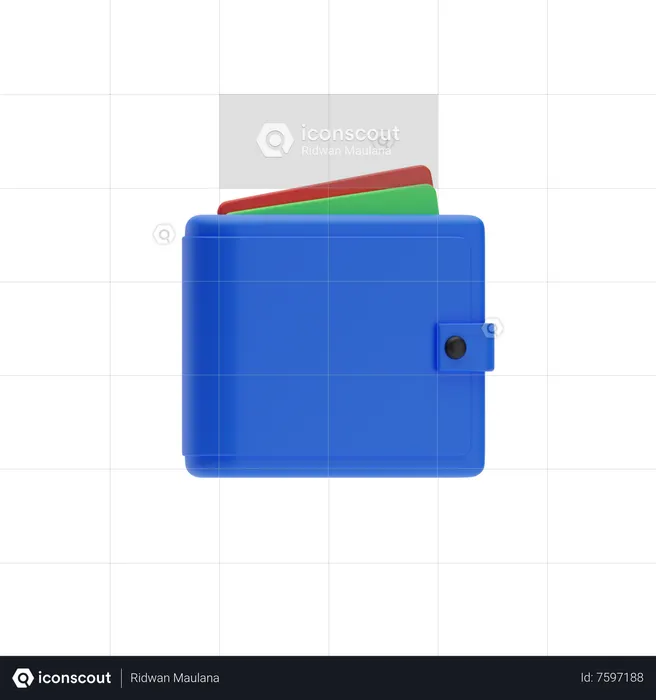 Portefeuille  3D Icon