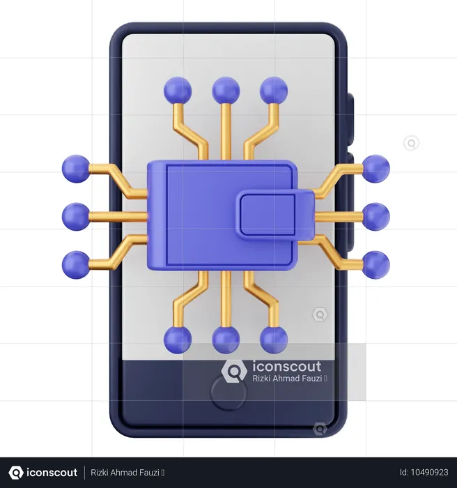 Portefeuille pour smartphone  3D Icon