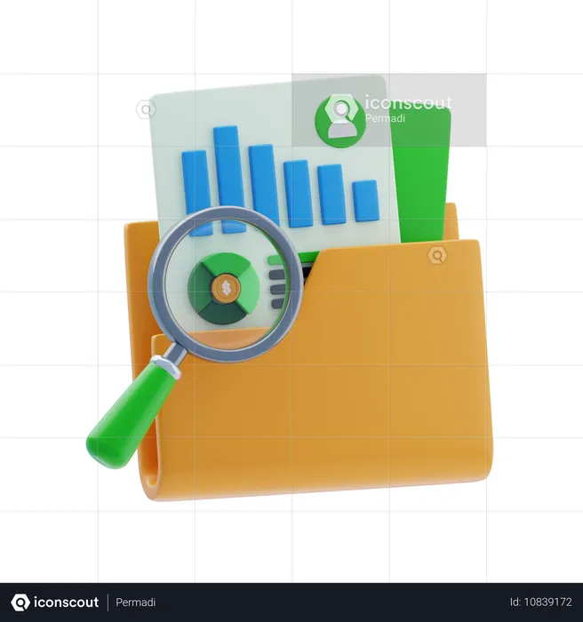 Portfolio Management  3D Icon