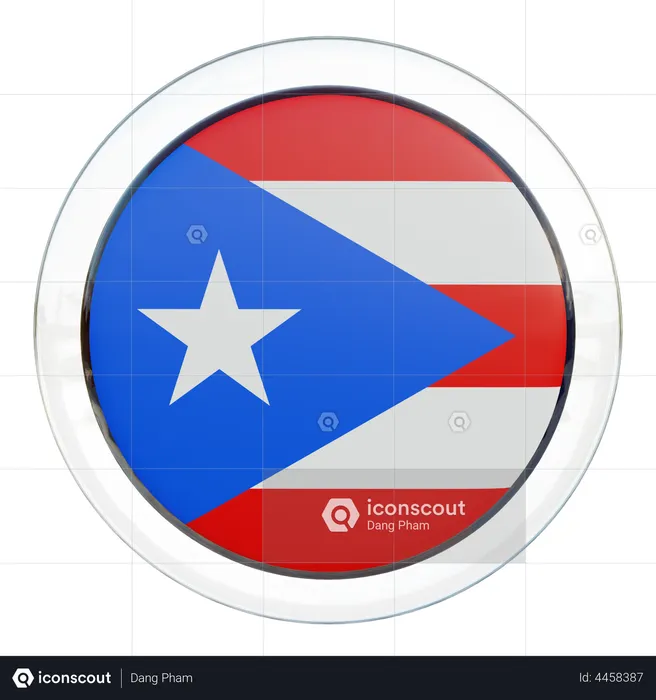 Drapeau de Porto Rico Flag 3D Flag