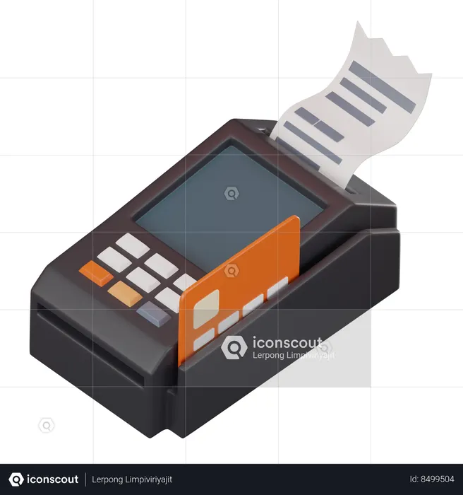 Máquina pos  3D Icon