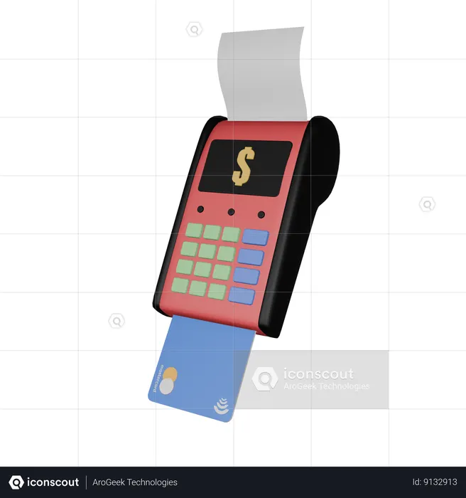 Máquina pos  3D Icon