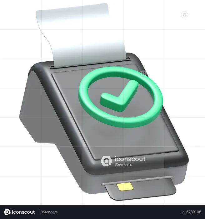 Pos Terminal  3D Icon