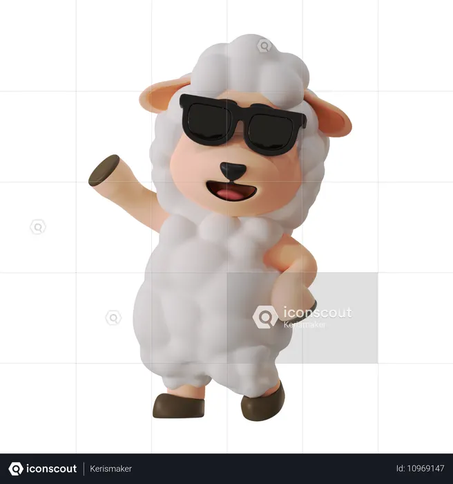 Pose genial  3D Icon