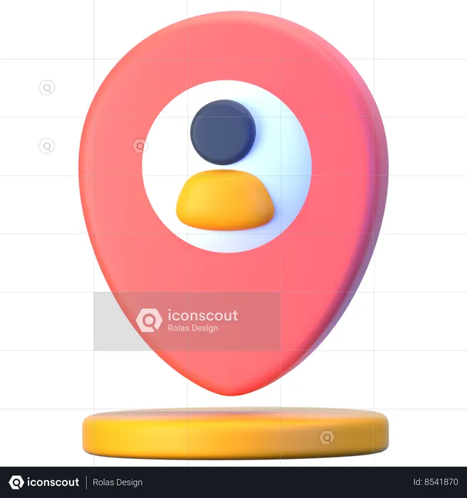 Posición  3D Icon