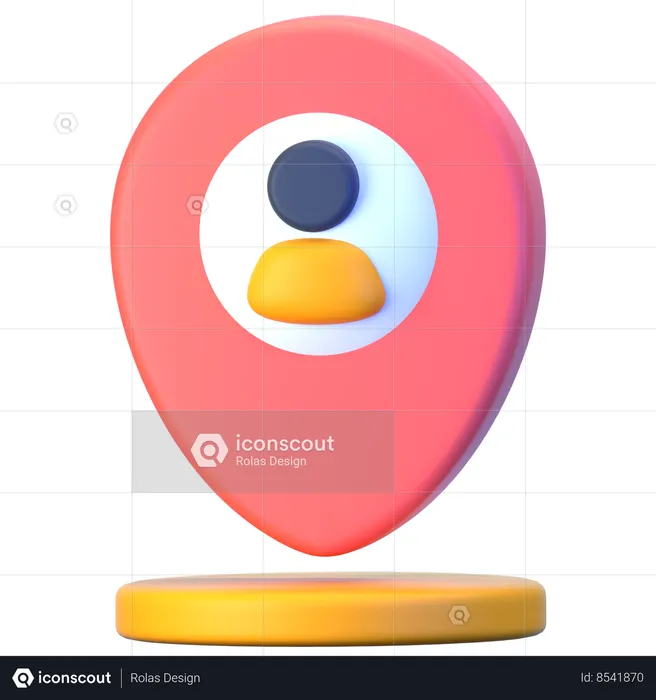 Position  3D Icon