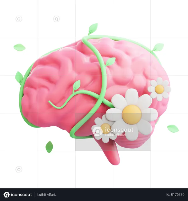 Positive Mind  3D Icon