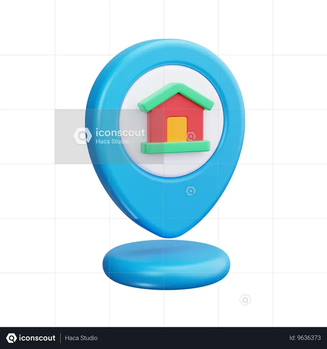 Posizione domestica  3D Icon