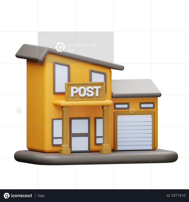 Post office  3D Illustration
