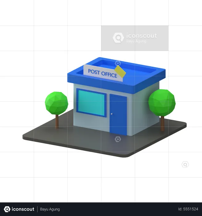 Post Office  3D Icon