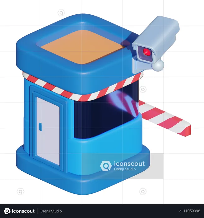 Poste de garde  3D Icon