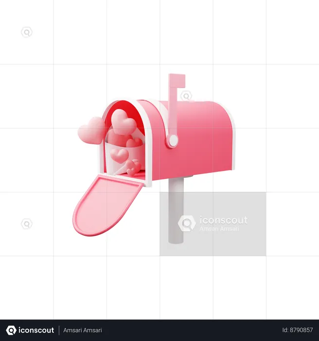 Briefkasten  3D Icon