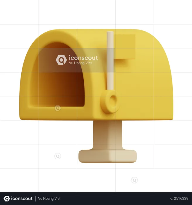 Briefkasten  3D Illustration