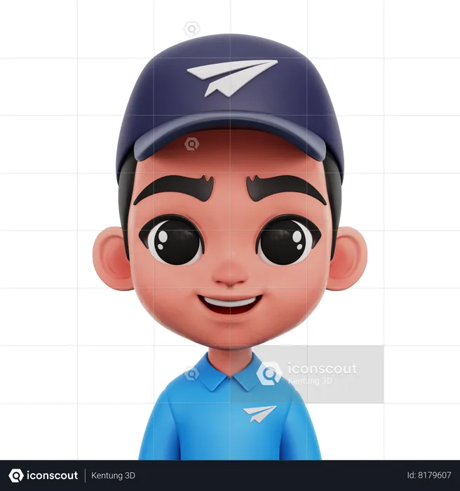 Postman  3D Icon