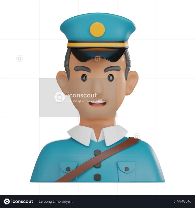 Postman  3D Icon