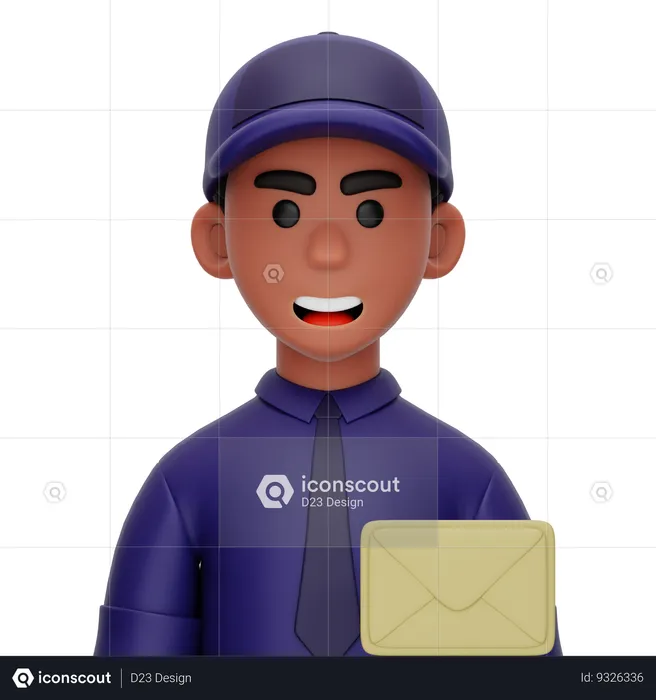 Postman  3D Icon