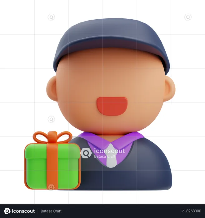 Postman  3D Icon