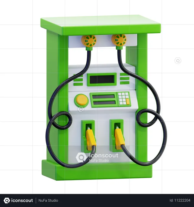 Posto de gasolina  3D Icon