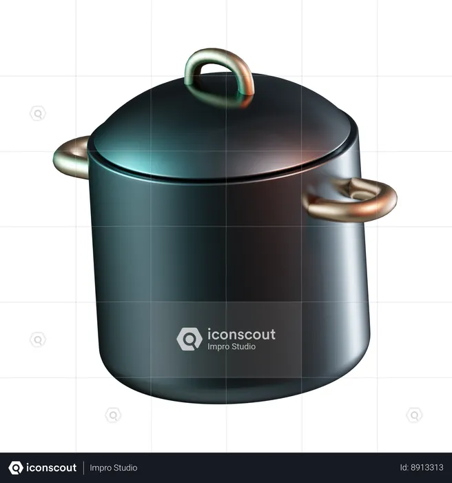 Pot  3D Icon