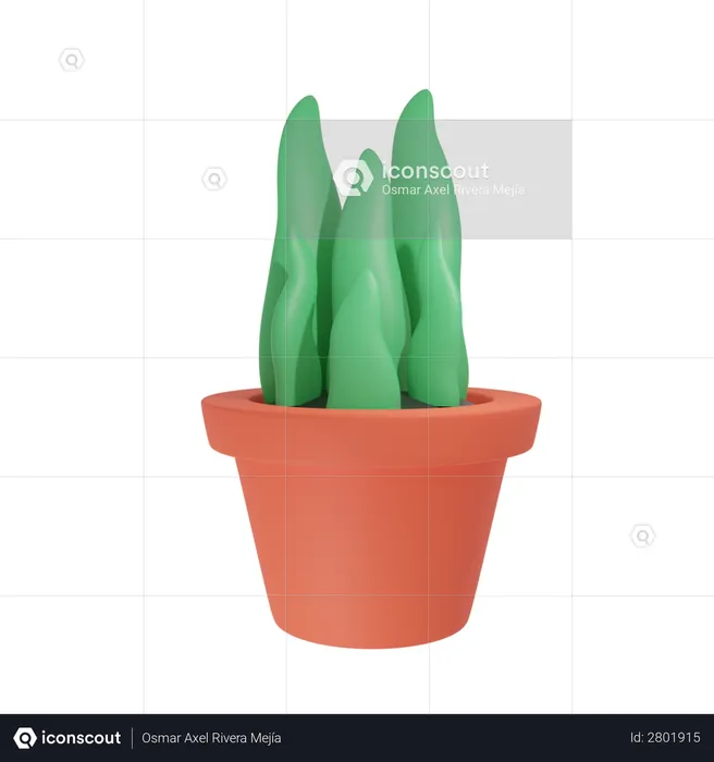 Pot  3D Illustration