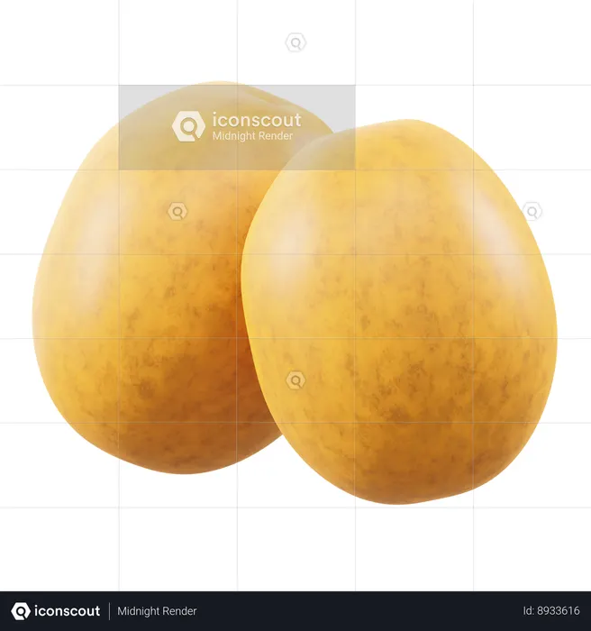 Potato  3D Icon