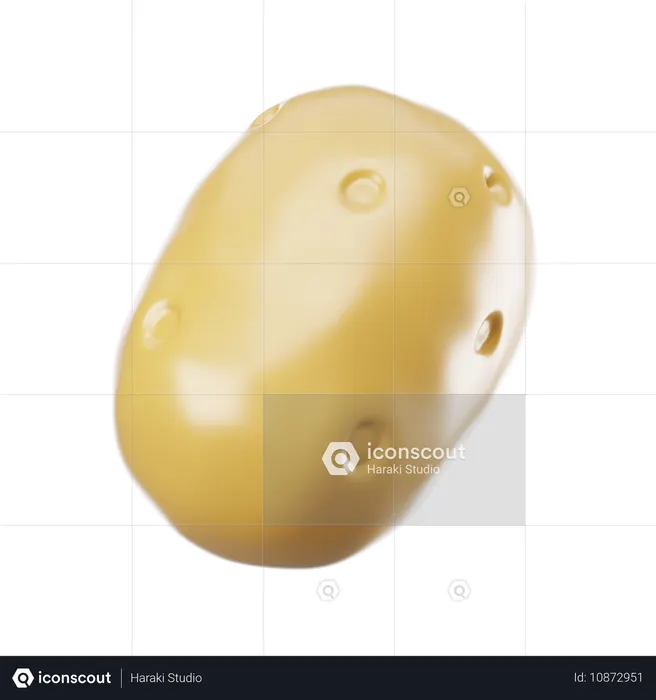 Potato  3D Icon
