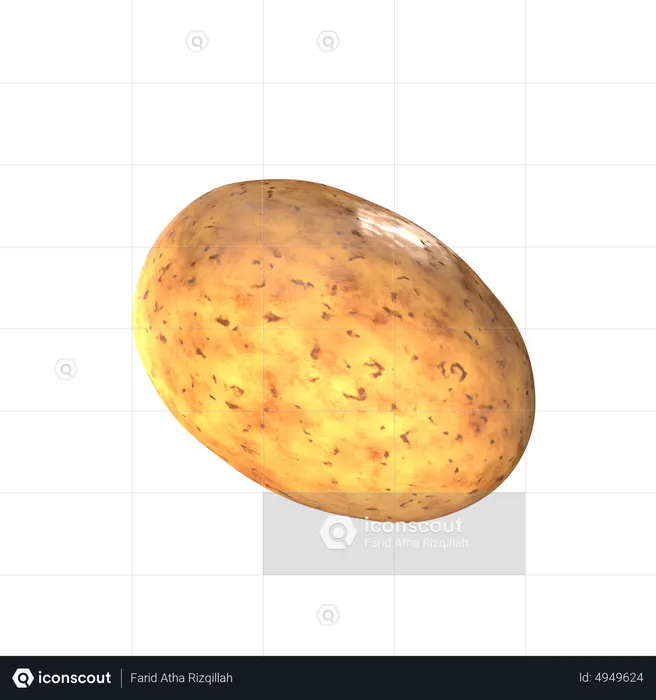 Potato  3D Icon