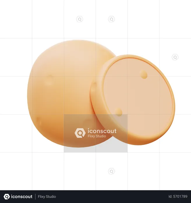 Potato  3D Icon