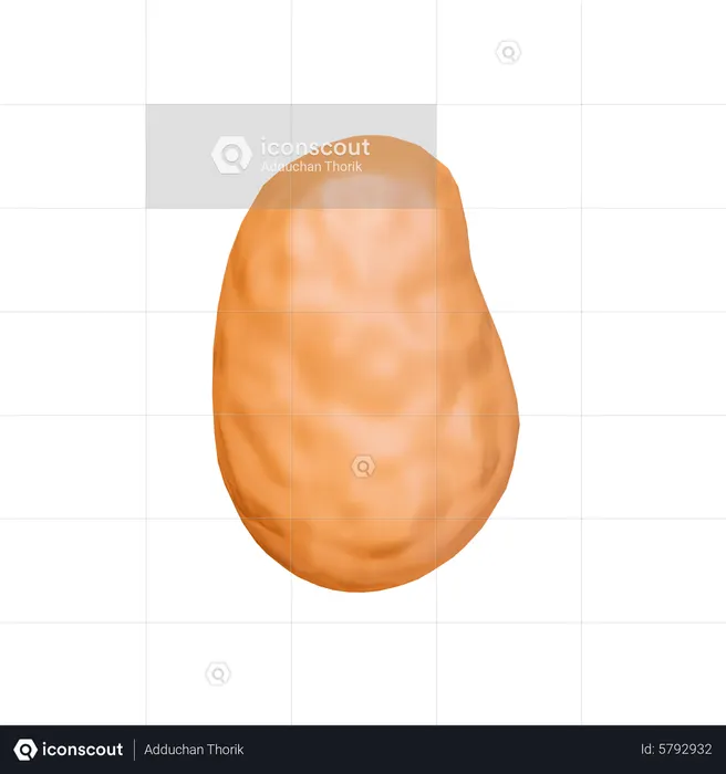 Potato  3D Icon