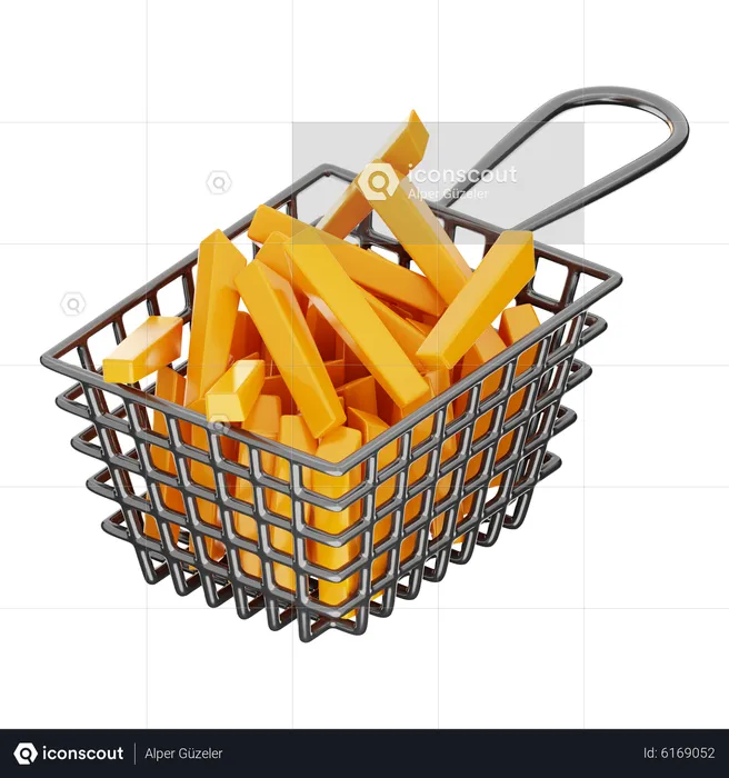 Potato Fries  3D Icon