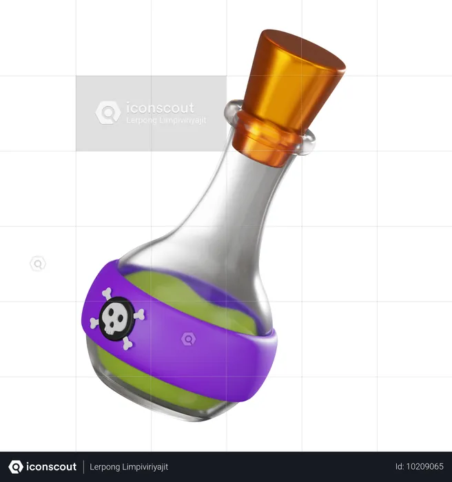 Potion Bottle  3D Icon