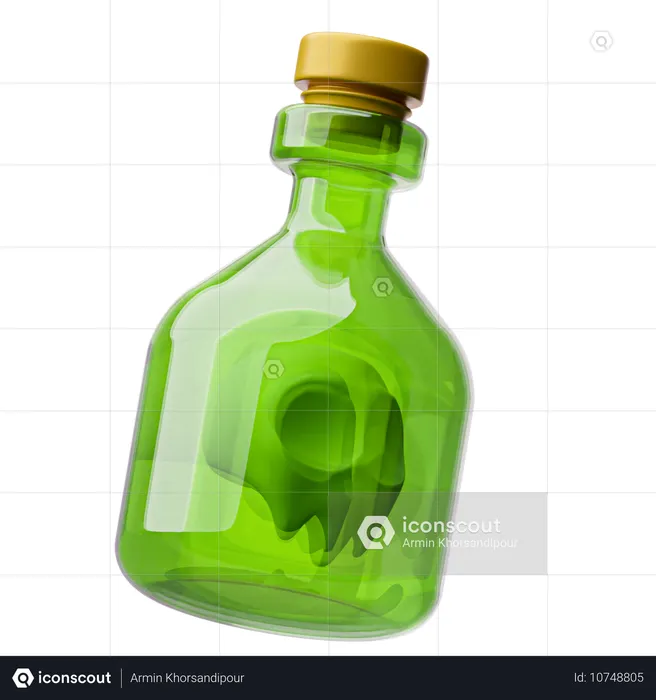 Potion Bottle  3D Icon