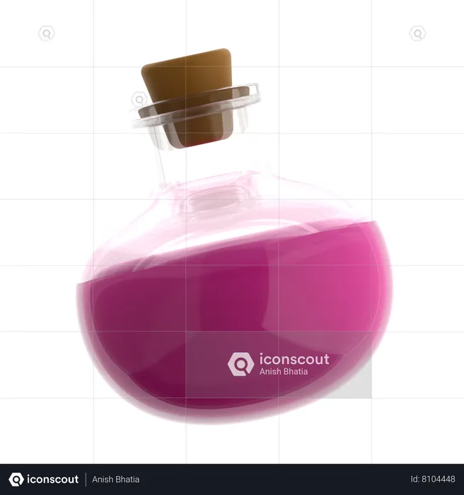 Potion Bottle  3D Icon