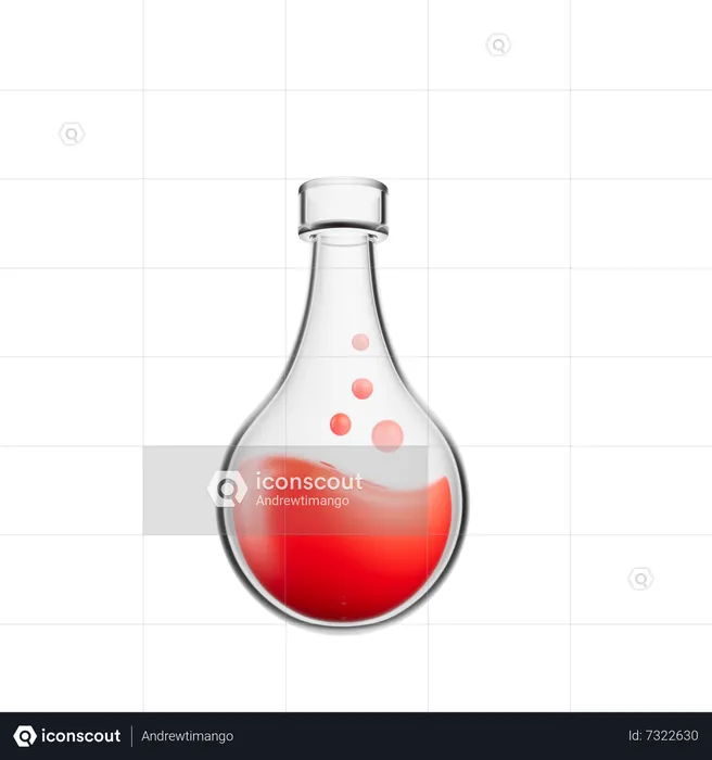 Potion Bottle  3D Icon