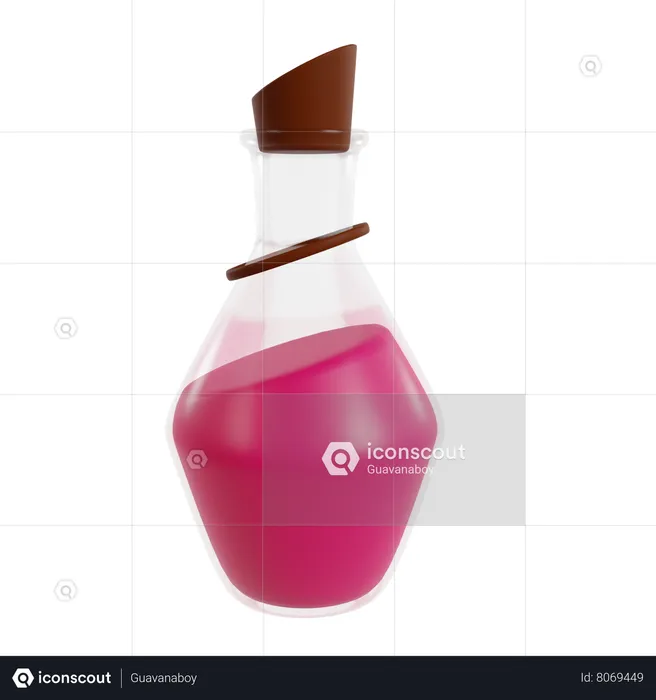 Potion Bottle  3D Icon