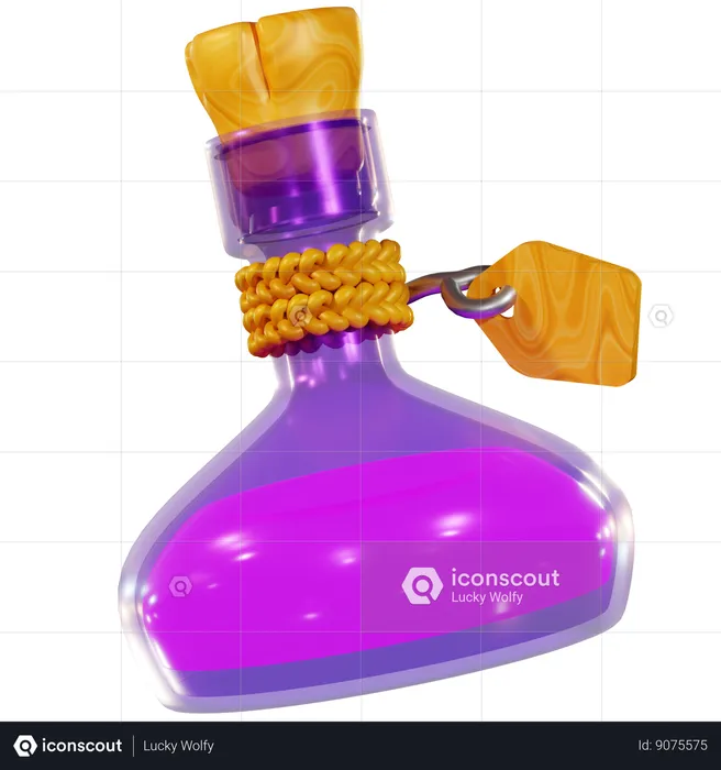 Potion Bottle  3D Icon