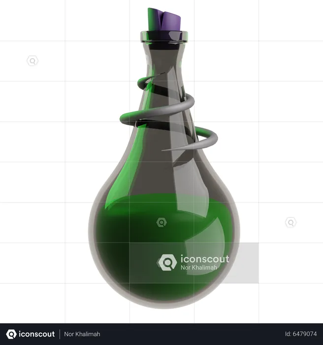 Potion Bottle  3D Icon