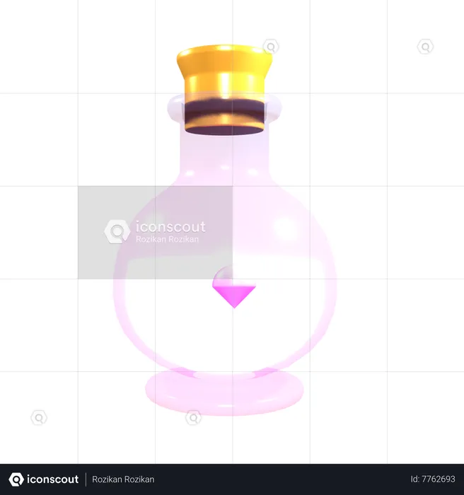 Potion de vie  3D Icon