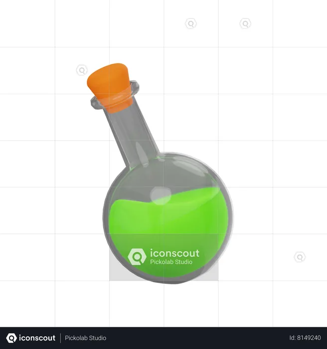 Potion Green  3D Icon