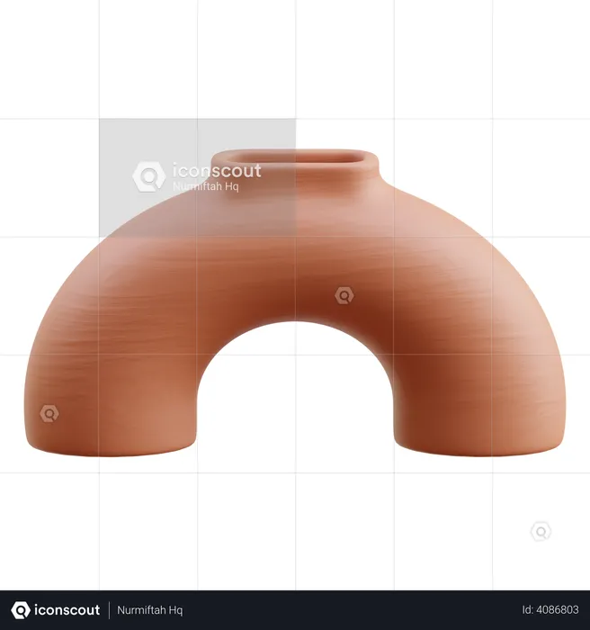 Pottery Vase  3D Icon