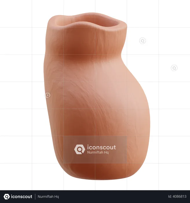 Pottery Vase  3D Icon