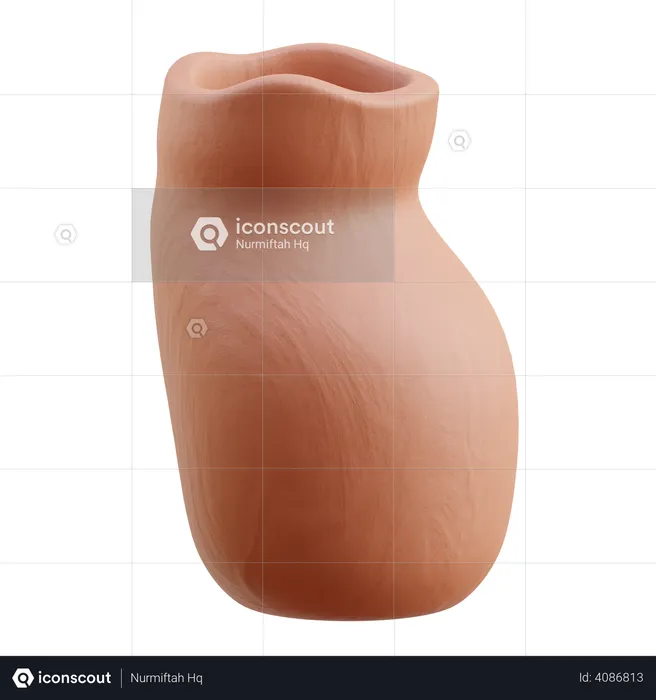 Pottery Vase  3D Icon