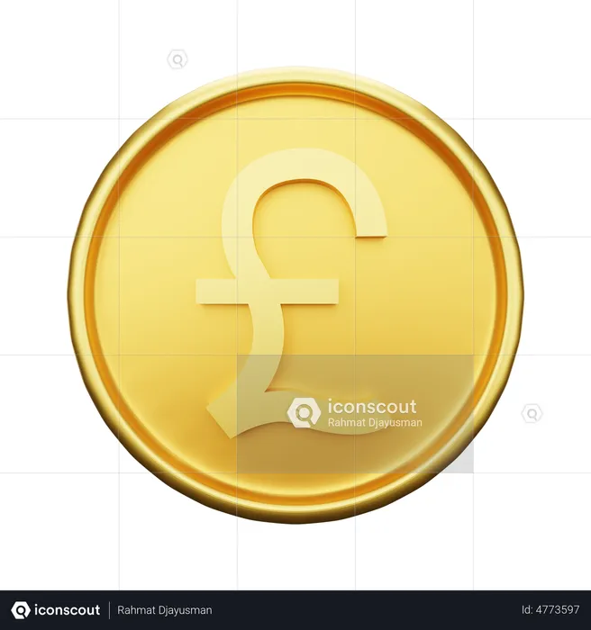 Pound Currency  3D Illustration