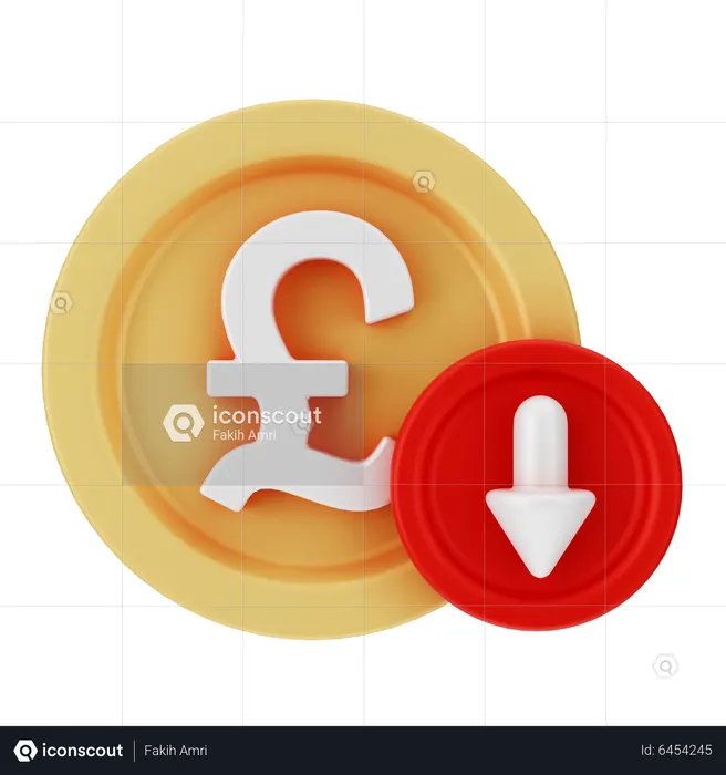 Pound Down  3D Icon
